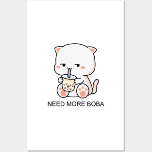Kitty Needs More Boba! Posters and Art
